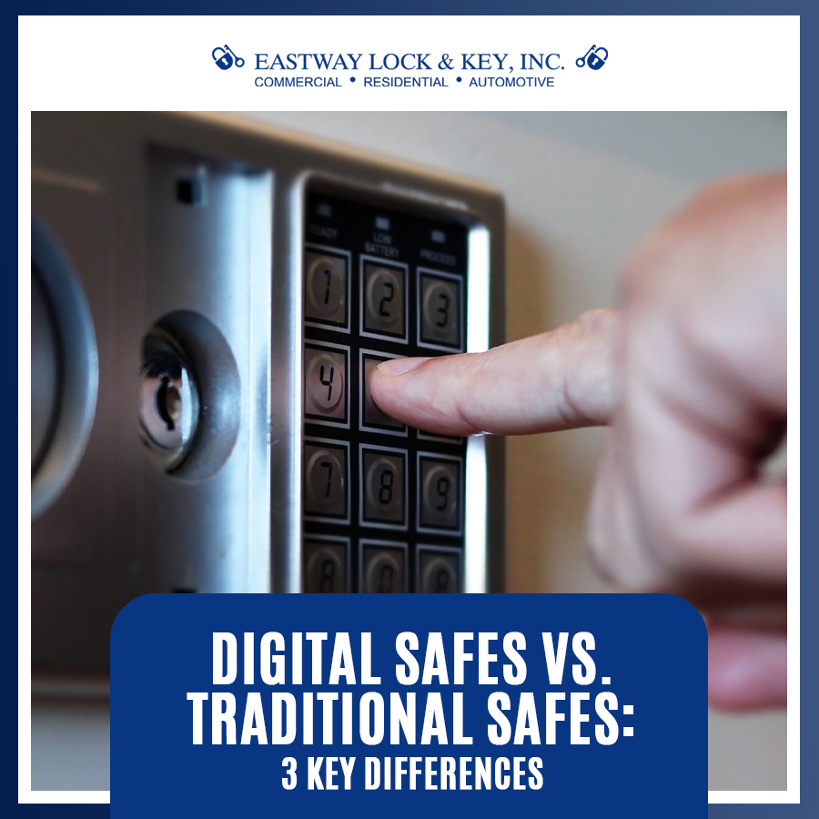Digital Safes vs. Traditional Safes: 3 Key Differences