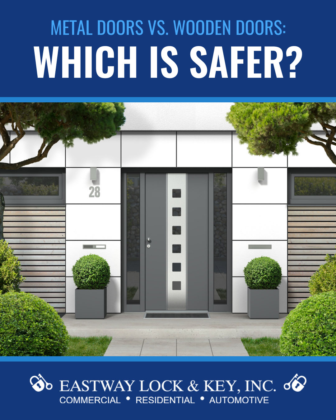 Metal Doors vs. Wooden Doors: Which Is Safer?