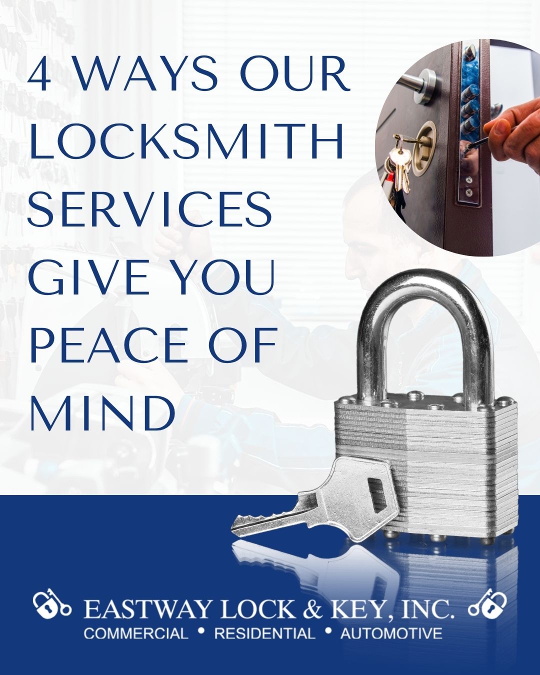 4 Ways Our Locksmith Services Give You Peace of Mind